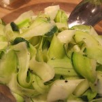 Summer Recipes:  No Cook Zucchini Side Salad